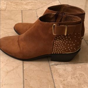 Suede Material Girl booties
